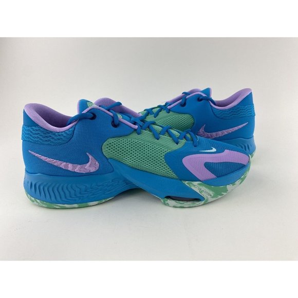 Nike Zoom Freak 4 Birthstone Mens Basketball Shoes Lazer Blue Giannis DJ6149-400 - Picture 11 of 12